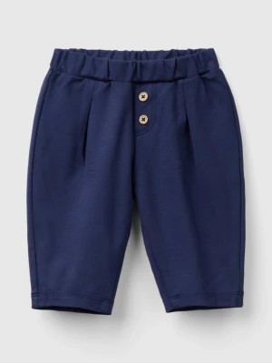 Zdjęcie produktu Benetton, Trousers With Elastic Waist, size 74, Dark Blue, Kids United Colors of Benetton