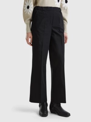 Zdjęcie produktu Benetton, Trousers With Elastic Waist, size L, Black, Women United Colors of Benetton