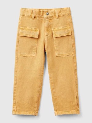 Zdjęcie produktu Benetton, Trousers With Pockets, size 104, Camel, Kids United Colors of Benetton