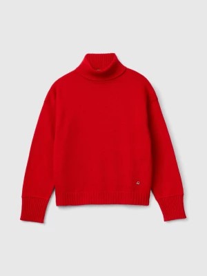 Zdjęcie produktu Benetton, Turtleneck In Wool Blend, size L, Red, Kids United Colors of Benetton