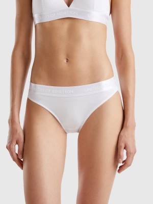 Zdjęcie produktu Benetton, Underwear In Stretch Organic Cotton, size M, White, Women United Colors of Benetton