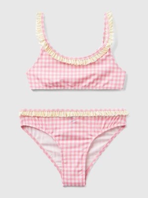 Zdjęcie produktu Benetton, Vichy Bikini Swimsuit, size S, Pink, Kids United Colors of Benetton