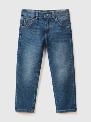 Zdjęcie produktu Benetton, Vintage Look Skinny Fit Jeans, size 104, Dark Blue, Kids United Colors of Benetton