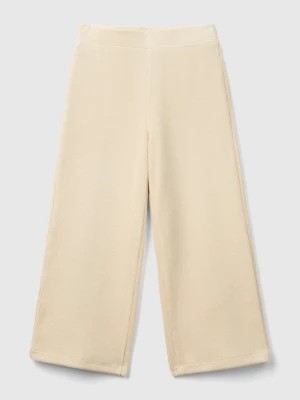 Zdjęcie produktu Benetton, Wide Chenille Trousers, size 82, Creamy White, Kids United Colors of Benetton