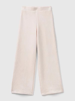 Zdjęcie produktu Benetton, Wide Chenille Trousers, size L, Peach, Kids United Colors of Benetton