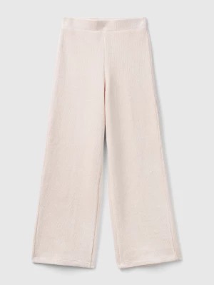 Zdjęcie produktu Benetton, Wide Chenille Trousers, size XL, Peach, Kids United Colors of Benetton