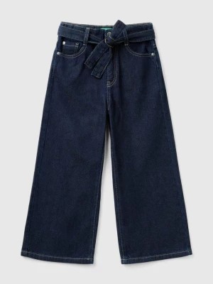 Zdjęcie produktu Benetton, Wide Fit Jeans With Sash, size 2XL, Blue, Kids United Colors of Benetton