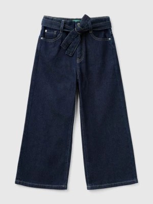 Zdjęcie produktu Benetton, Wide Fit Jeans With Sash, size S, Blue, Kids United Colors of Benetton