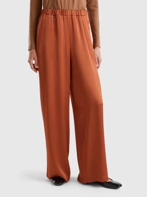 Zdjęcie produktu Benetton, Wide Trousers In 100% Viscose, size XL, , Women United Colors of Benetton