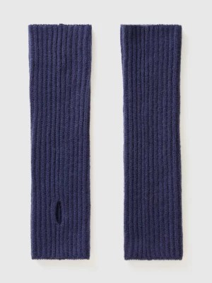 Zdjęcie produktu Benetton, Wool Blend Sleeves, size OS, Dark Blue, Women United Colors of Benetton