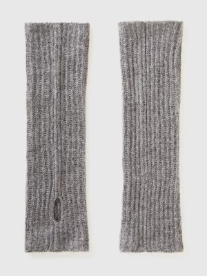 Zdjęcie produktu Benetton, Wool Blend Sleeves, size OS, Gray, Women United Colors of Benetton