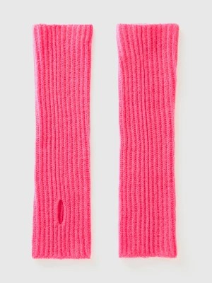 Zdjęcie produktu Benetton, Wool Blend Sleeves, size OS, Pink, Women United Colors of Benetton