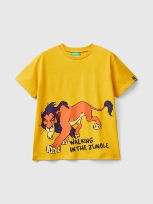 Zdjęcie produktu Benetton, Yellow Ochre ©disney The Lion King T-shirt, size L, Mustard, Kids United Colors of Benetton