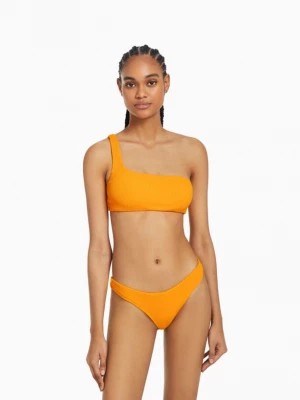 Zdjęcie produktu Bershka Asymetryczny Dół Od Bikini Kobieta Pomarańczowy
