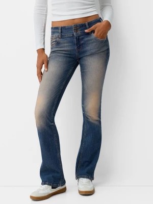 Zdjęcie produktu Bershka Jeansy Bootcut Low Waist Kobieta Niebieski