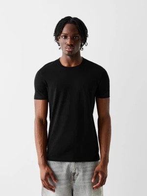 Zdjęcie produktu Bershka Koszulka Z Krótkim Rękawem O Kroju Regular Fit Mężczyzna Czarny