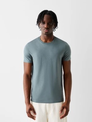 Zdjęcie produktu Bershka Koszulka Z Krótkim Rękawem O Kroju Regular Fit Mężczyzna Zielony