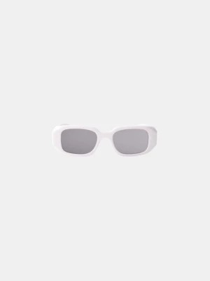 Zdjęcie produktu Bershka Prostokątne Okulary Przeciwsłoneczne Kobieta Biały