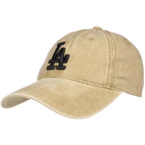 Zdjęcie produktu Beżowa czapka z daszkiem baseballówka LA brązowy, beżowy Merg
