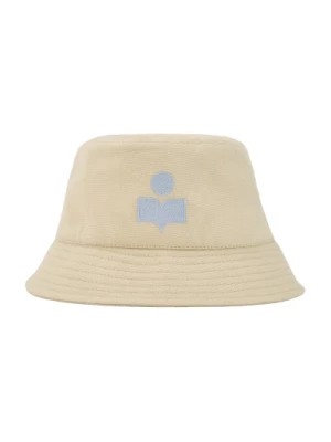 Zdjęcie produktu Beżowa czapka z haftem logo Isabel Marant