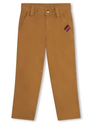 Zdjęcie produktu Beżowe Bawełniane Spodnie dla Chłopców Lanvin