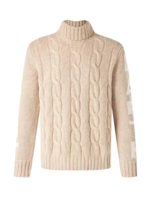 Zdjęcie produktu Beżowe Swetry dla Mężczyzn MC2 Saint Barth