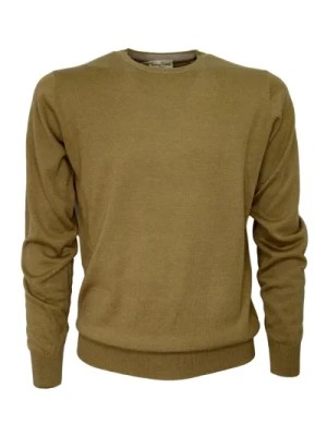 Zdjęcie produktu Beżowy sweter z ekipą 1535 Cashmere Company