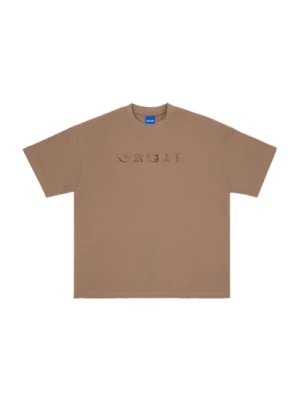 Zdjęcie produktu Beżowy T-shirt Chakras dla mężczyzn Usual