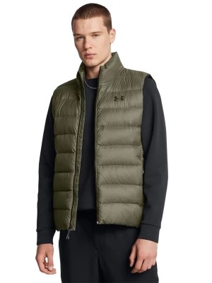 Zdjęcie produktu Bezrękawnik puchowy z wypełnieniem naturalnym męski Under Armour Legend Down Vest - oliwkowy/khaki