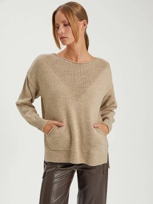Zdjęcie produktu BGN Sweter w kolorze beżowym rozmiar: 40