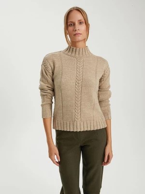 Zdjęcie produktu BGN Sweter w kolorze beżowym rozmiar: 38