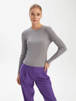 Zdjęcie produktu BGN Sweter w kolorze szarym rozmiar: 38