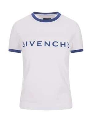 Zdjęcie produktu Biała Archetype T-shirt z nadrukiem sygnatury Givenchy