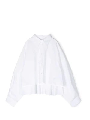 Zdjęcie produktu Biała Bawełniana Koszula dla Dziewczynek Maison Margiela
