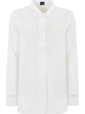 Zdjęcie produktu Biała Bawełniana Koszula Długi Rękaw Fay