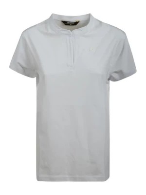 Zdjęcie produktu Biała Bawełniana Koszulka z Logo K-Way