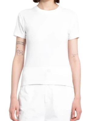 Zdjęcie produktu Biała bawełniana koszulka z modalu i elastanu Thom Krom
