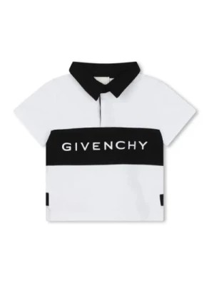 Zdjęcie produktu Biała Bawełniana Polo z Haftowanym Logo Givenchy