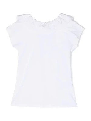 Zdjęcie produktu Biała Bawełniana Sukienka z Logo Douuod Woman