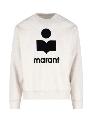 Zdjęcie produktu Biała Bluza z Logo Isabel Marant