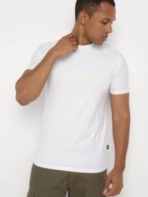 Zdjęcie produktu Biała Klasyczna Koszulka z Bawełny z Ozdobnym Napisem Altima