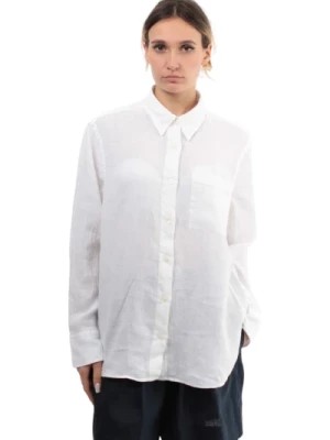 Zdjęcie produktu Biała Koszula lniana Styl Klasyczny Roy Roger's