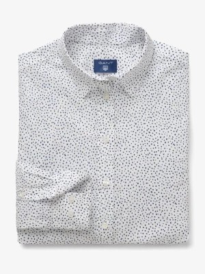 Zdjęcie produktu Biała koszula regularna w kropki GANT