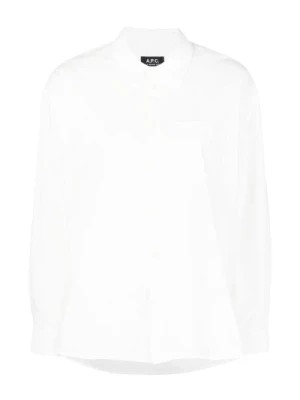 Zdjęcie produktu Biała Koszula z Logo Boyfriend A.p.c.