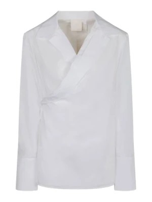 Zdjęcie produktu Biała Koszula z Zapinanym Przodem Klasyczny Krój Givenchy