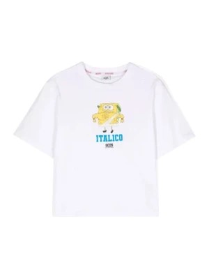 Zdjęcie produktu Biała Koszulka Dziecięca z Nadrukiem Spongebob Gcds