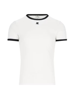 Zdjęcie produktu Biała Koszulka Kolekcja Courrèges