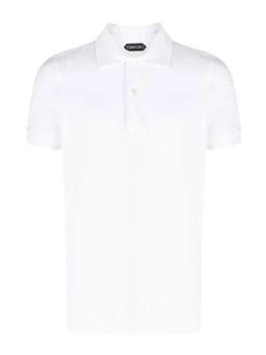 Zdjęcie produktu Biała Koszulka Polo od Tom Ford Tom Ford
