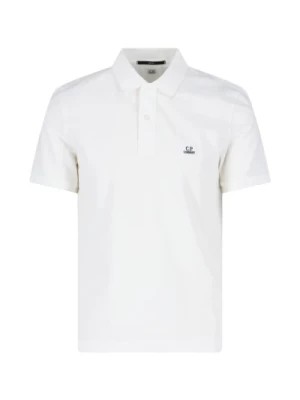 Zdjęcie produktu Biała Koszulka Polo z Logo C.p. Company