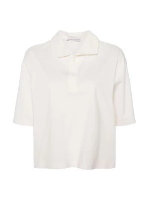 Zdjęcie produktu Biała Koszulka Polo z Logo Moncler